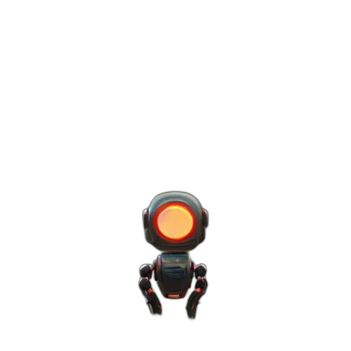 robot, weapon, staff, creature transparent PNG cut-out