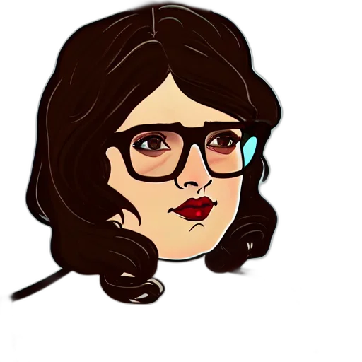 face, staff, cartoon, comic book art transparent PNG cut-out