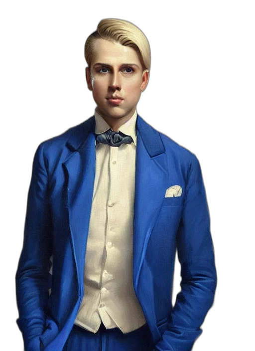jacket, staff, face, photorealistic transparent PNG cut-out