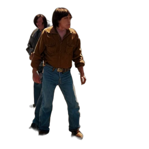 jacket, creature, shoes, hair transparent PNG cut-out