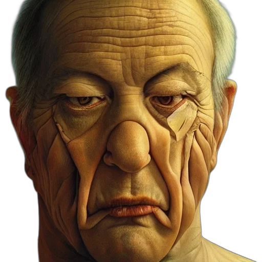 face, mask, creature, staff transparent PNG cut-out