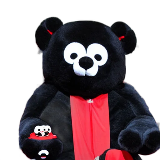 jacket, 3d render, sacred, kumamon transparent PNG cut-out