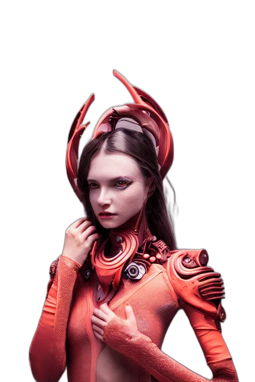 robot, mask, jewelry, face transparent PNG cut-out