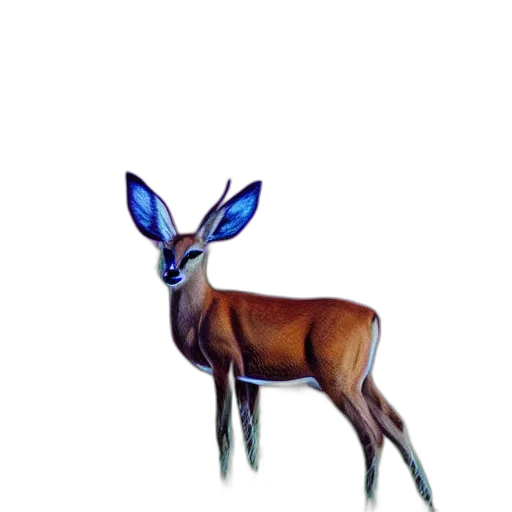 animal, creature, crown, staff transparent PNG cut-out