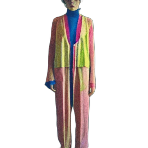jacket, staff, dress, 3d render transparent PNG cut-out