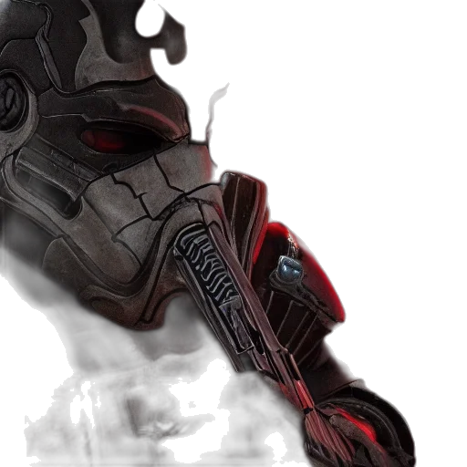 mask, weapon, face, robot transparent PNG cut-out