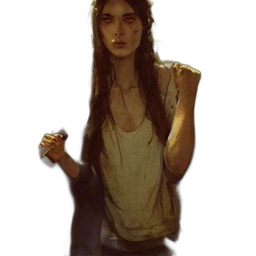 jewelry, face, dress, weapon transparent PNG cut-out