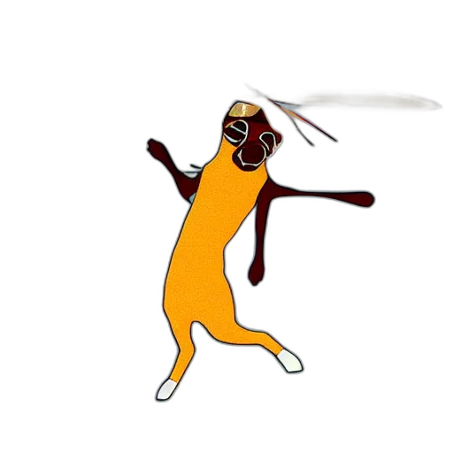 staff, animal, creature, hair transparent PNG cut-out