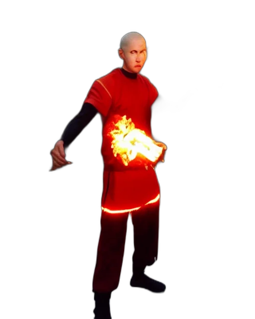 staff, jacket, weapon, creature transparent PNG cut-out