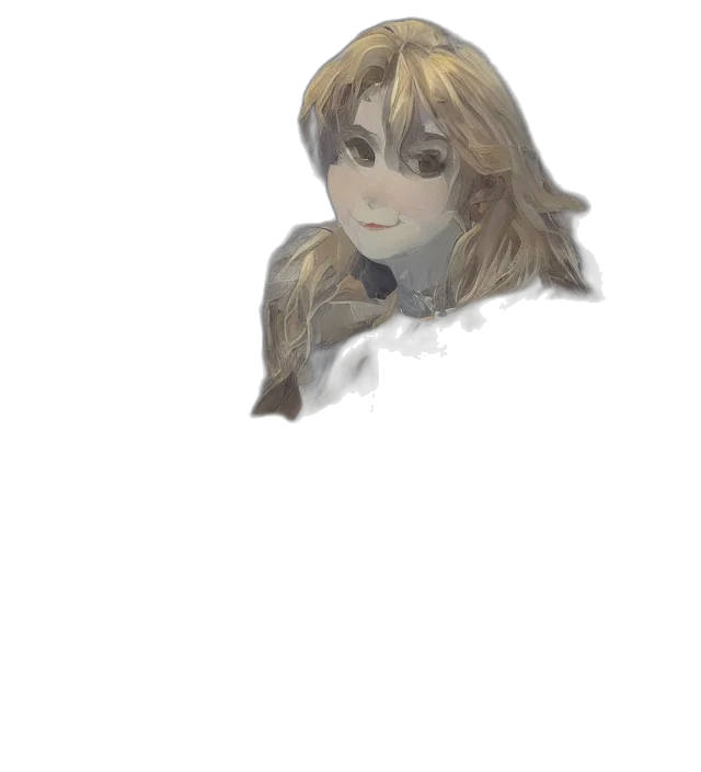 face, mask, hair, sword transparent PNG cut-out