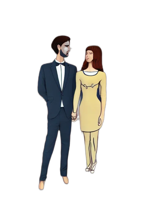dress, concept art, cartoon, pixel art transparent PNG cut-out