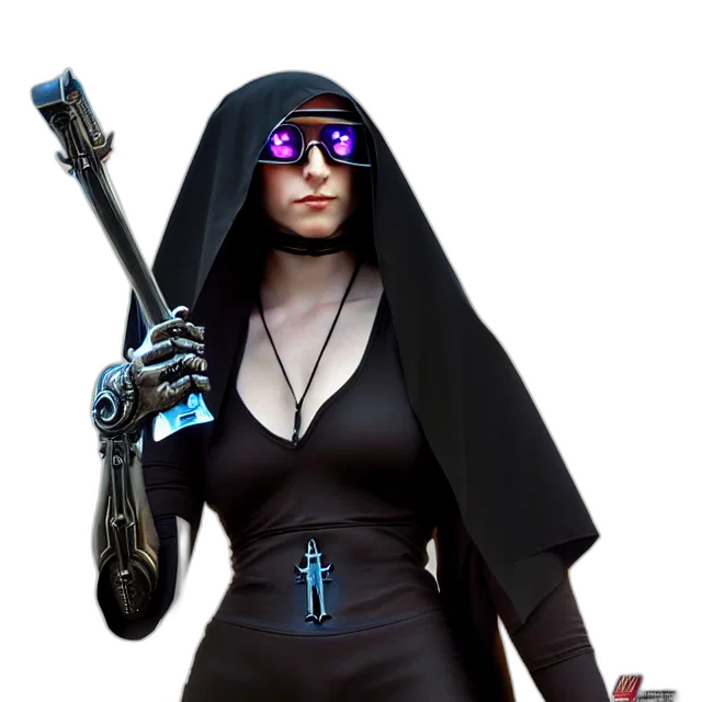 staff, weapon, cyberpunk, concept art transparent PNG cut-out