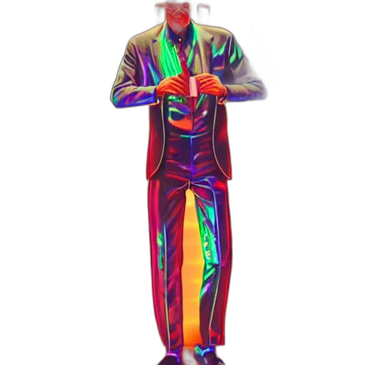jacket, staff, robot, umbrella transparent PNG cut-out