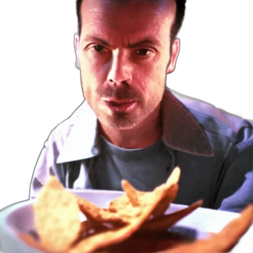 food, face, jacket, staff transparent PNG cut-out