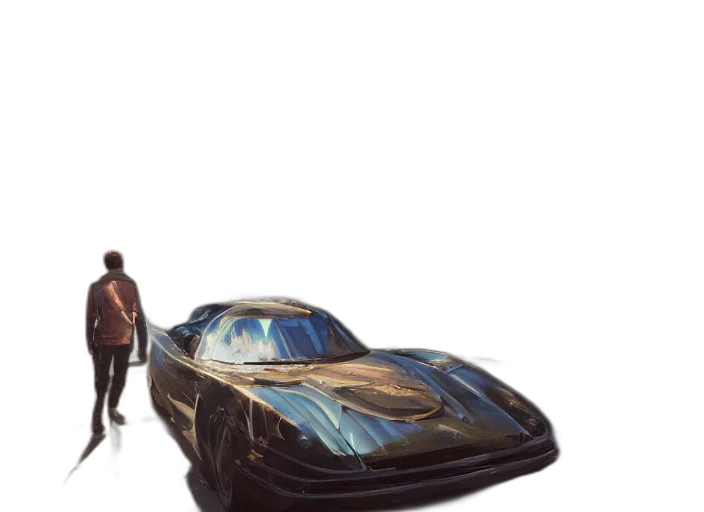 car, jacket, weapon, robot transparent PNG cut-out