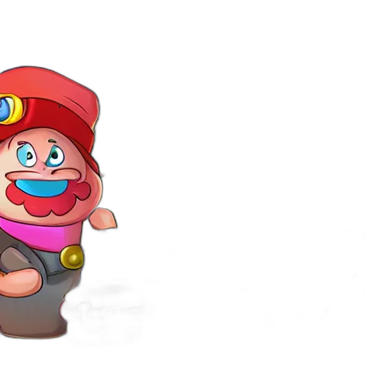 hat, staff, 3d render, concept art transparent PNG cut-out