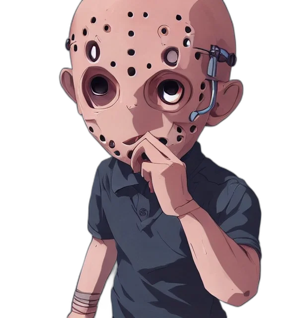 mask, creature, face, robot transparent PNG cut-out