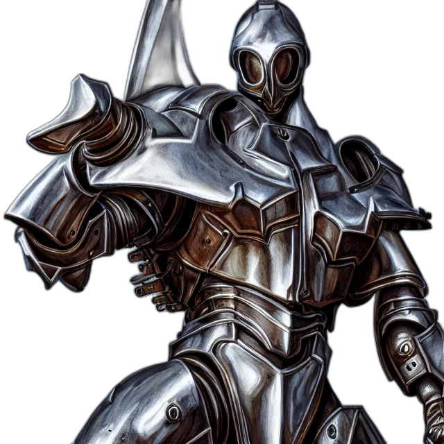 robot, sword, weapon, staff transparent PNG cut-out
