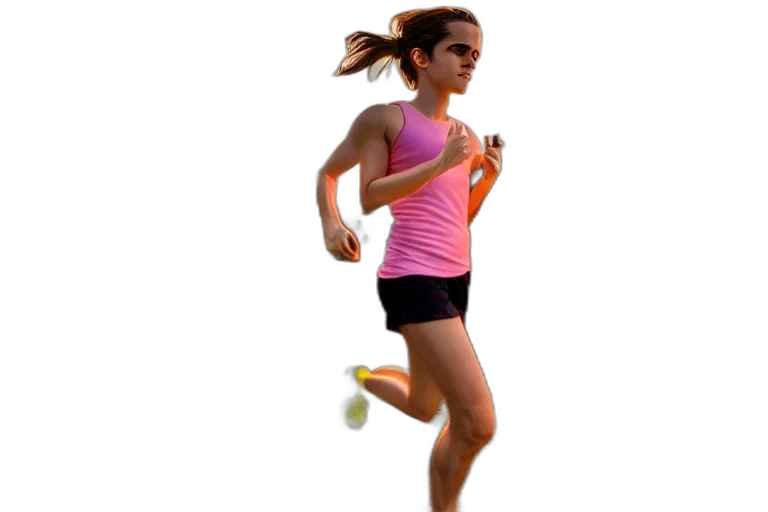 3d render, photorealistic, emma, watson transparent PNG cut-out