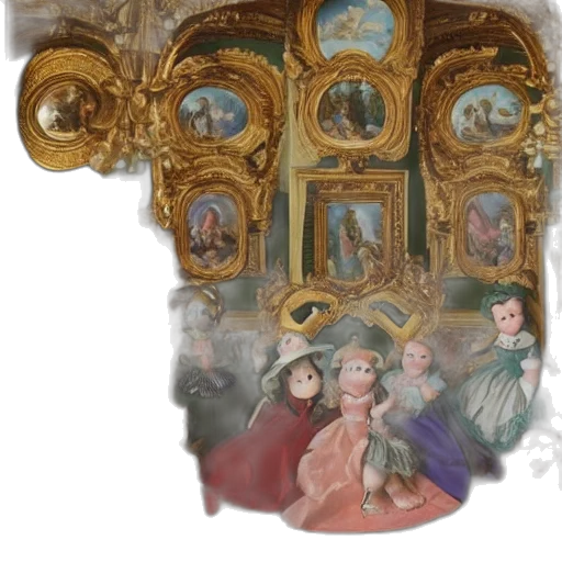 crown, jewelry, staff, mask transparent PNG cut-out