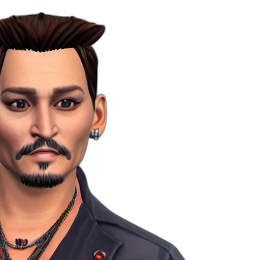 staff, face, photorealistic, cartoon transparent PNG cut-out