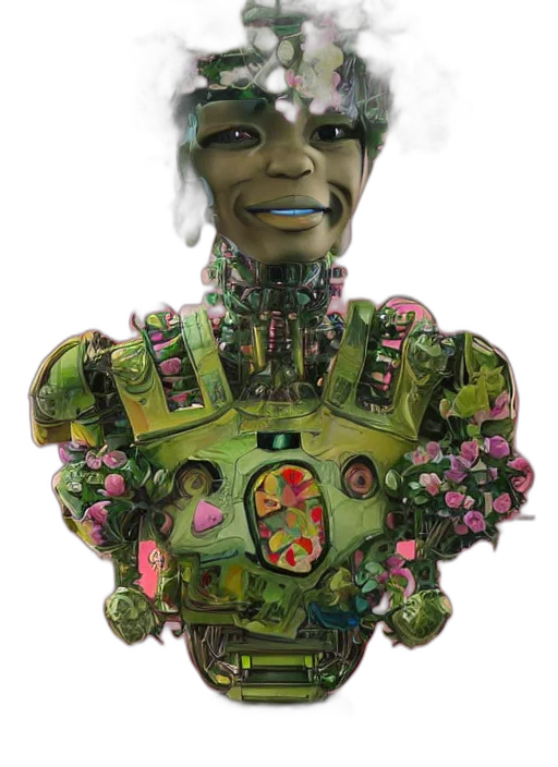 robot, face, dress, mask transparent PNG cut-out