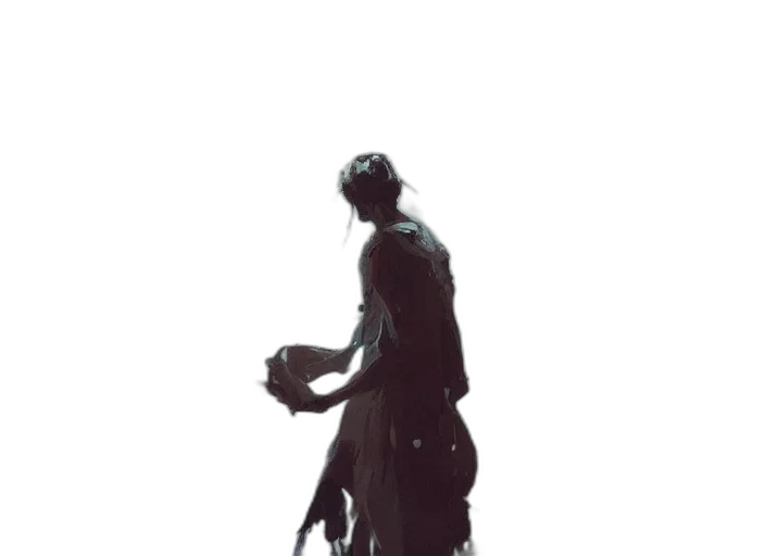 staff, dress, sword, creature transparent PNG cut-out