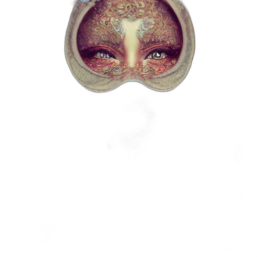 mask, jewelry, face, crown transparent PNG cut-out