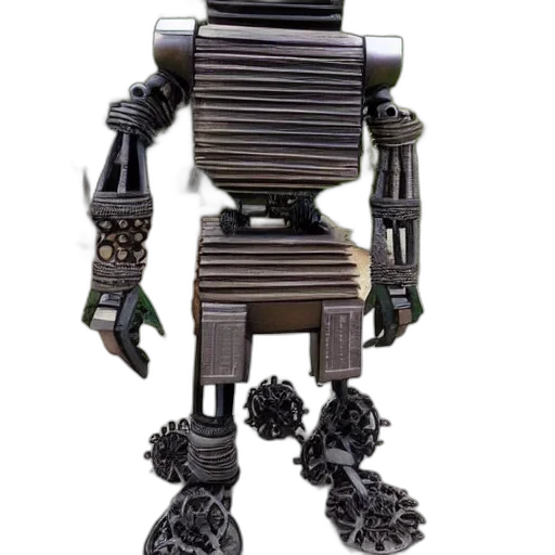 robot, staff, animal, creature transparent PNG cut-out