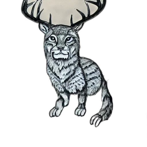 animal, creature, staff, crown transparent PNG cut-out
