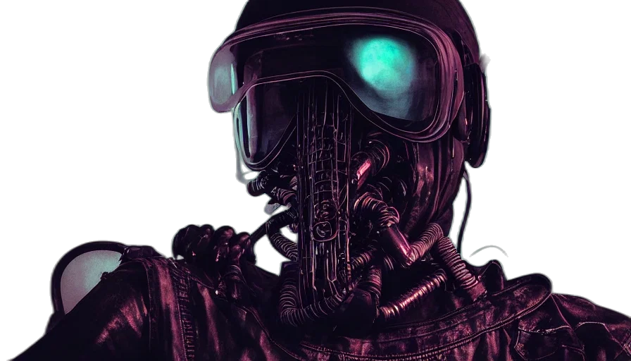 mask, robot, creature, face transparent PNG cut-out