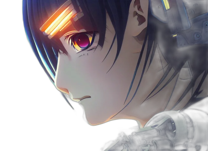 face, robot, mask, weapon transparent PNG cut-out