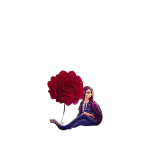 flower, crown, jewelry, staff transparent PNG cut-out