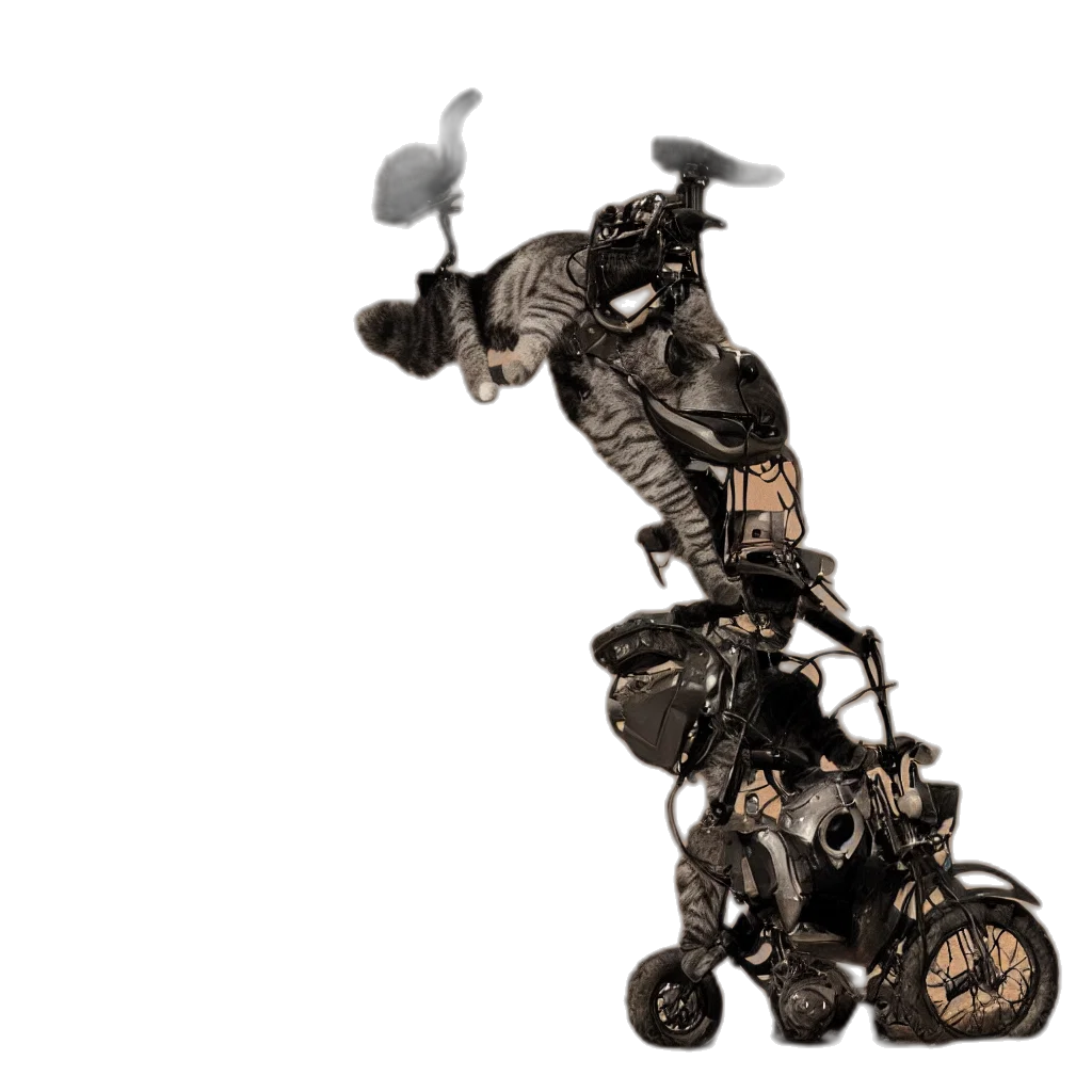 robot, staff, weapon, car transparent PNG cut-out