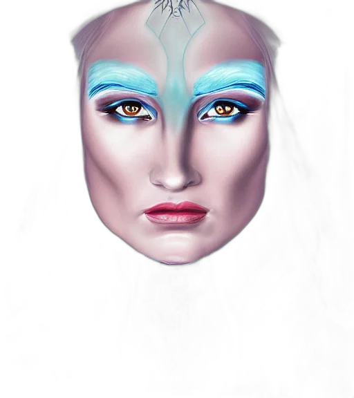 face, mask, crown, jewelry transparent PNG cut-out