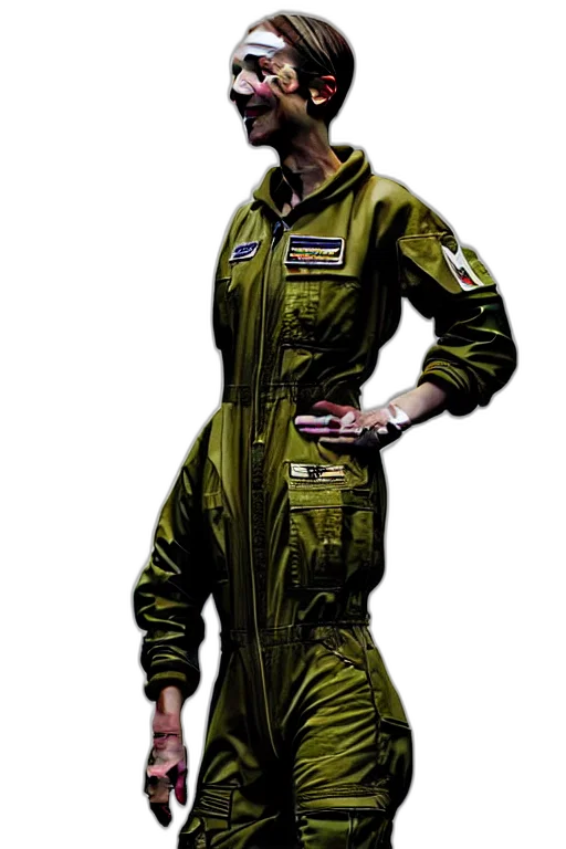 jacket, staff, dress, concept art transparent PNG cut-out