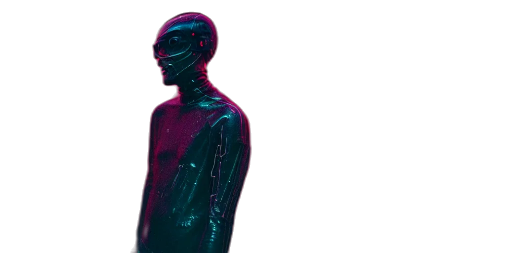 jacket, robot, mask, dress transparent PNG cut-out