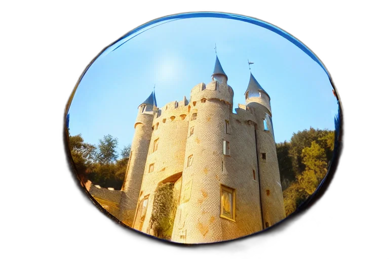 crown, building, photorealistic, 3d render transparent PNG cut-out
