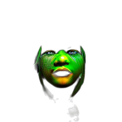 mask, face, creature, crown transparent PNG cut-out