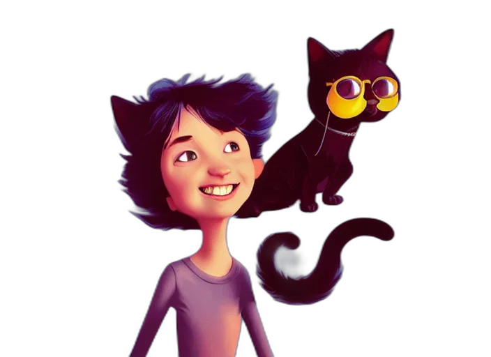 staff, animal, cartoon, concept art transparent PNG cut-out