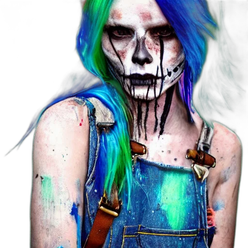 face, mask, photorealistic, cyberpunk transparent PNG cut-out
