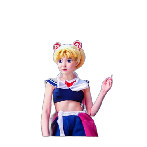 dress, staff, 3d render, pixel art transparent PNG cut-out
