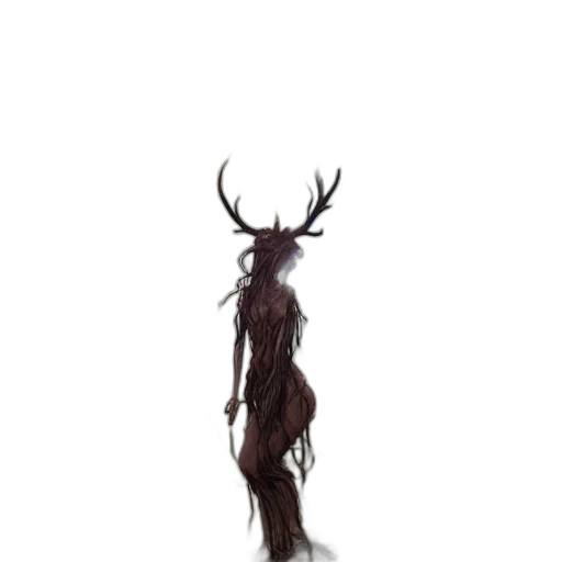 creature, animal, dress, staff transparent PNG cut-out