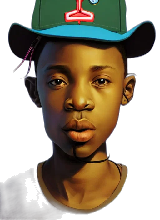 face, hat, crown, photorealistic transparent PNG cut-out