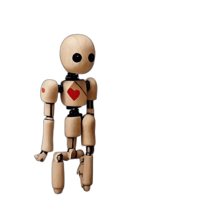 robot, 3d render, pixel art, concept art transparent PNG cut-out