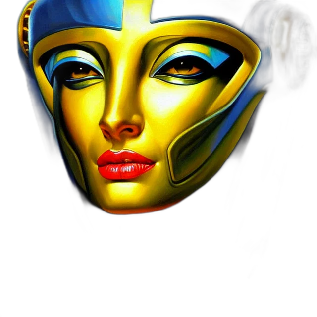 mask, face, jewelry, robot transparent PNG cut-out