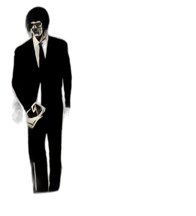 staff, mask, face, jacket transparent PNG cut-out