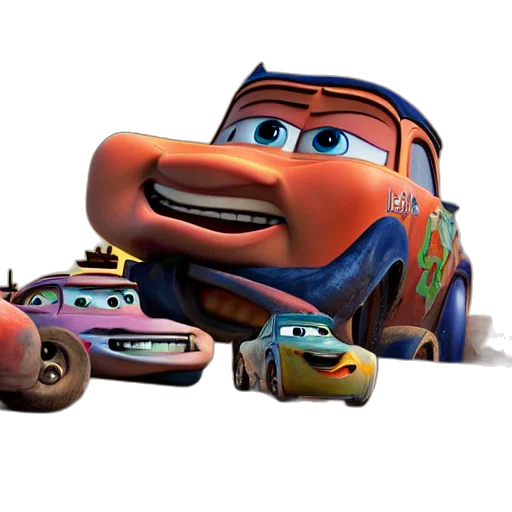 car, robot, face, animal transparent PNG cut-out