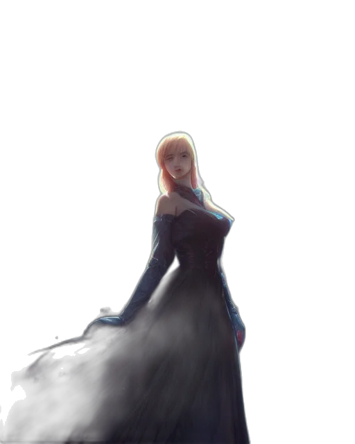 dress, crown, face, robot transparent PNG cut-out