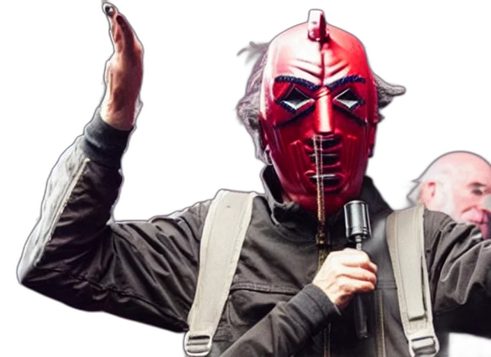 mask, jacket, publicity, photo transparent PNG cut-out